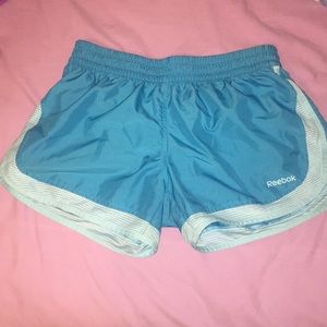 Small reebok running shorts